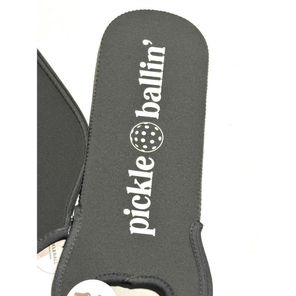 NWT Made for Retail Pickleball Paddle Cover and Ball/Wine Case Set Black Zipper - Picture 5 of 5